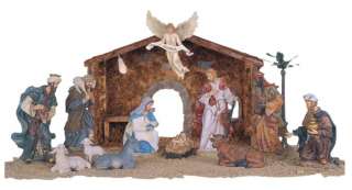 12 Piece Nativity With Light Set Christmas Display  