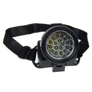    Black Headlamp with 17 LED Light for Camping