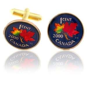  Canadian Penny Coin Cuff Links CLC CL308 Jewelry