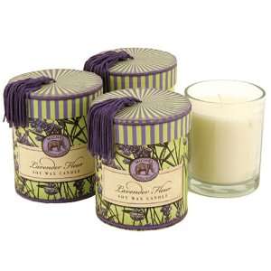   Lavender Fleur Soy Wax Candle Set, 3 Candles