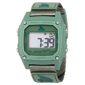   Shark Shark Clip Chronograph Quartz Green Digital Mens Watches FS84976