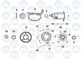   and Engine parts GY6 Heavy Duty GY6 Starter Clutch Assembly  