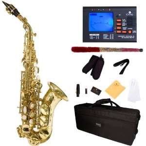   Soprano Saxophone with Tuner, Case, Mouthpiece, 10 Reeds and More