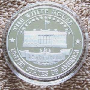   OVER SILVER/METAL ALLOY COLLECTOR COIN WITH HAND ENAMELED COLOR