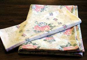 Pink Rose Floral Duvet Comforter Cover 52x72 Child Size  