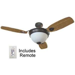 Ceiling Fan with Light & Remote. Has up to 33% more light, 180 watt 3 