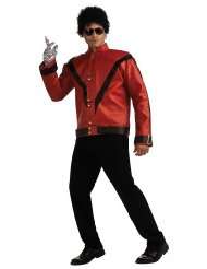   costume red 80s thriller video jacket king of pop celebrity costumes
