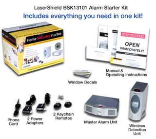 LaserShield BSK13101 Alarm Starter Kit Bundle 890552612925  