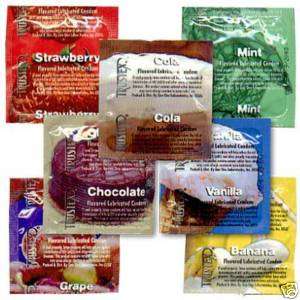 Flavored Assorted Trustex Condoms Pack  50 condoms  