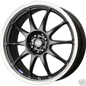   J10 BLACK RIMS WHEELS 16x7 +42 4x100 MINI COOPER CIVIC FIT INTEGRA XB