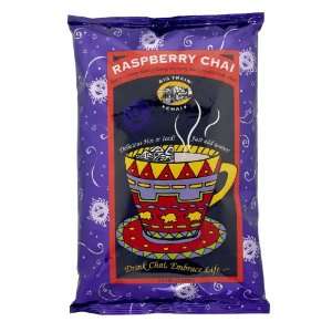Big Train Raspberry Chai Latte, Two 3.5lb. Bags + Storage Tub  