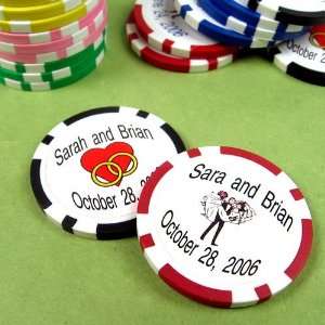  Wedding Personalized Poker Chips