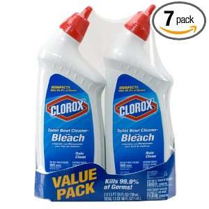 Clorox Toilet Bowl Cleaner, Rain Clean, 48 Fluid Ounce Bottles (Pack 