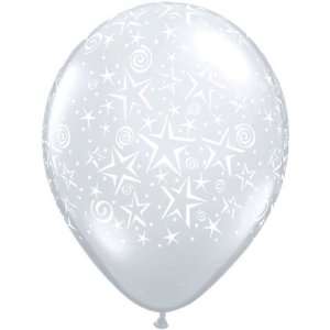  16 Starblast Around Clear Balloons (50 ct) Toys & Games