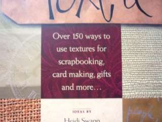 New Scrapbook Idea Book ~Designing with Texture 64 pgs  
