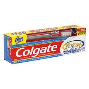 Colgate Total Plus Whitening Anticavity Fluoride and Antigingivitis 
