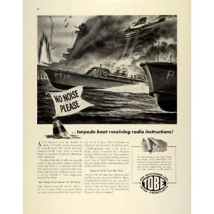   Radio Communication Military War   Original Print Ad