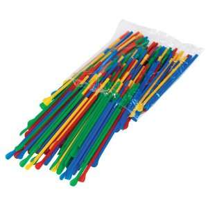 Paragon Sno Cone Spoon Straws, Multicolor, 200 Count  