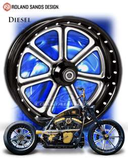 PM RSD Performance Machine Diesel Motorcycle Wheels Harley Streetglide 