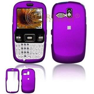   R350/351 Cell Phone Rubber Feel Purple Protective Case Faceplate Cover