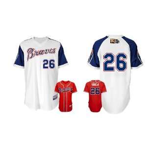   Jerseys #26 Uggla Throwback White Cool Base BASEBALL Jersey SIZE 50