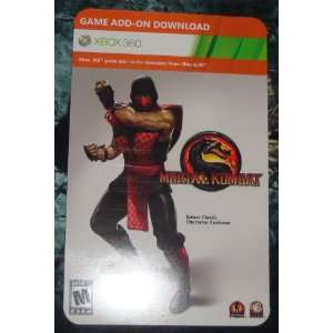  XBOX 360 Mortal Kombat ermac Classic Costume & Fatality 