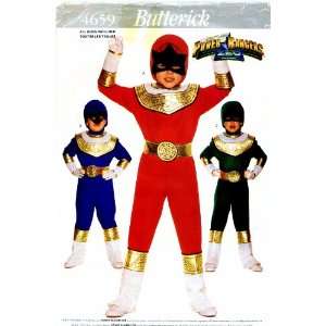  Butterick 4659 Sewing Pattern Power Ranger Costumes Size 4 