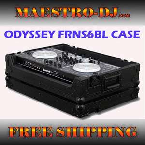 New Numark NS6 case dj controller case Odyssey FRNS6BL black label 