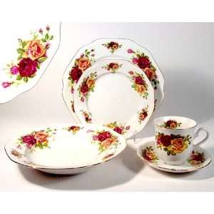  Fine China Dinnerware   Mary Anne Country Roses   20 pc 
