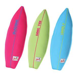 Zanies Surfs Up Squeaky Neoprene Surfboard 11 Dog Toy  