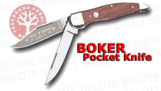 Boker Tree Brand 2 Blade Pocket Knife w/ Sheath 112020  