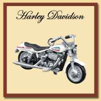 Hallmark Miniatures   Harley Davidson Ornaments