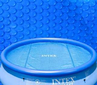 INTEX 15 Easy Set/Frame Swimming Pool Solar Cover 078257599547  