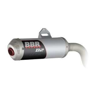  04 11 HONDA CRF50F BBR D2 EXHAUST SYSTEM   SILVER 
