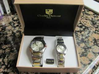 Beautiful his and hers watches by Charles Dumont Paris. Bolth watches 