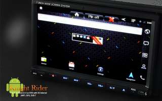   Rider   7 Inch Android 2.3 Car DVD with 3G Internet (WiFi, GPS, DVB T