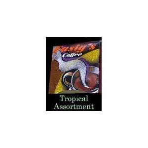 Decaf. Tropical Coffee Assortment Case   6 (12 ounce) Packs Whole Bean 