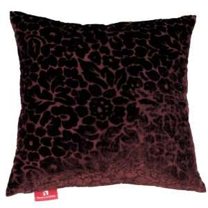  Premium Decorative Throw Pillow, Velvet   Deep Red