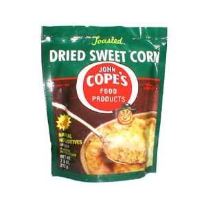 John Copes Toasted Dried Sweet Corn, 7.5 Ounce Bags (Box of 12)