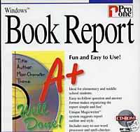 Pro One Software Book Report for WINDOWS, educational  