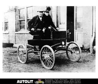 1900 Baker Electric Car Photo Mr & Mrs Thomas Edison  