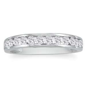  Platinum Round Diamond Anniversary Ring (1/2cttw. G/H SI2 