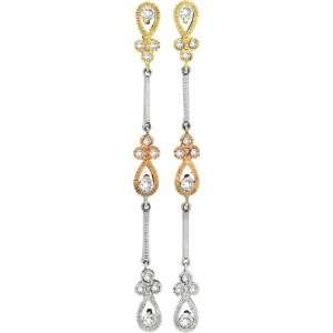  Diamond Designer Drop Earrings Jewelry