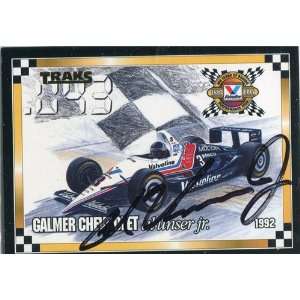  Al Unser Jr Autographed/Signed 1994 Valvoline Card Sports 