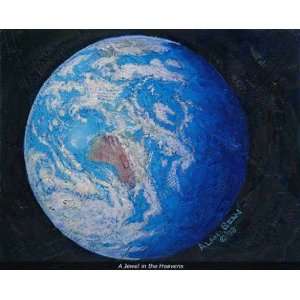  Alan Bean   A Jewel in the Heavens Canvas Giclee