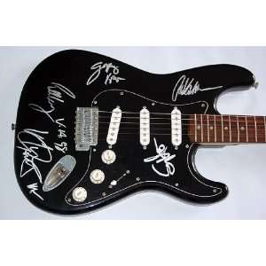 Van Halen Autographed Signed Full Band Guitar