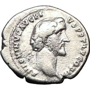 ANTONINUS PIUS & MARCUS AURELIUS as CAESAR 141AD Ancient Silver Roman 