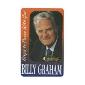 Collectible Phone Card Reverend Billy Graham Steps To Peace With God 