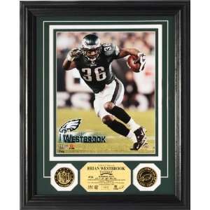 Brian Westbrook 24KT Gold Coin Photo Mint