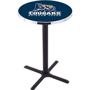 Brigham Young University Pub Table with 211 Style Base